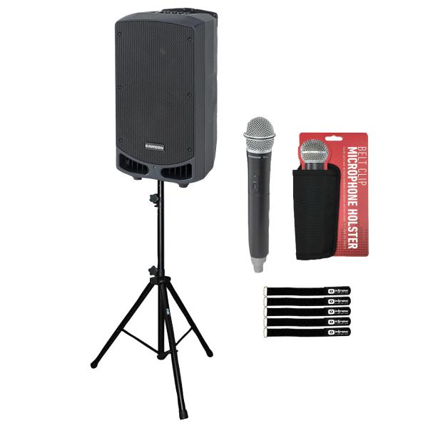 Samson Expedition XP310w (Band D) Portable PA System with Stand Pack