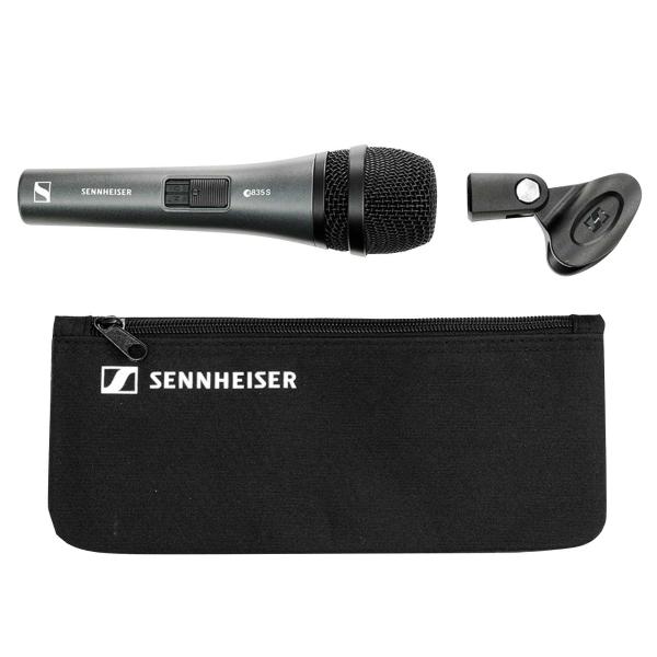 Sennheiser E-835-S Microphone with Boom Stand | IDJNOW
