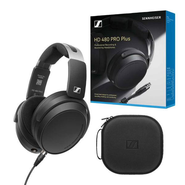 Sennheiser HD 480 PRO Plus Studio Headphones with Travel Case