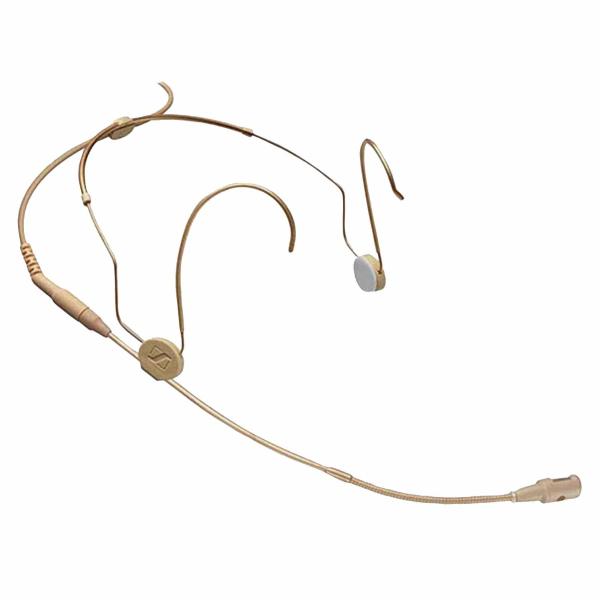 Sennheiser HSP 4-ew-3 Cardioid Neckband Microphone - MKE Platinum Beige