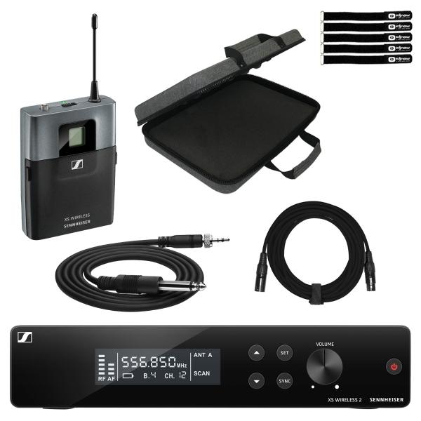 Sennheiser XS Wireless 2 ワイヤレスセット 2台+GA2 Sennheiser XSW 2-CI1-A Wireless Instrument Set with Case