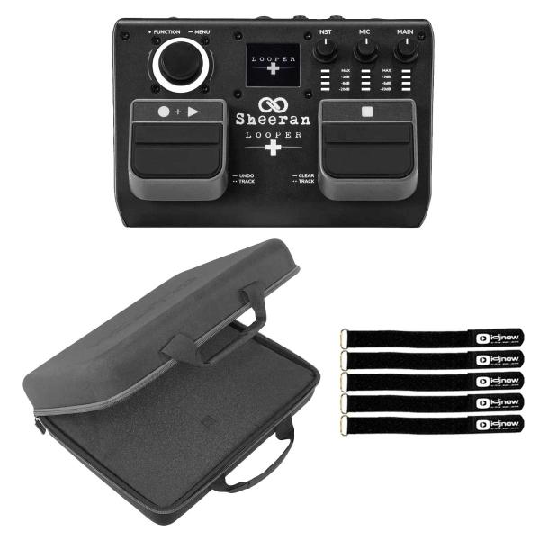 SHEERAN Looper+ Dual-Track Looper Pedal with Case Package