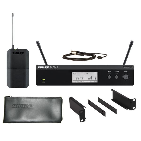 Shure BLX14R/W93 Wireless Rack-mount System with WL93 Lavalier