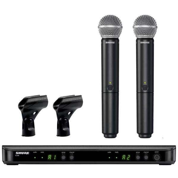 Shure BLX288/PG58 Wireless Dual System (H11 Band) | IDJNOW