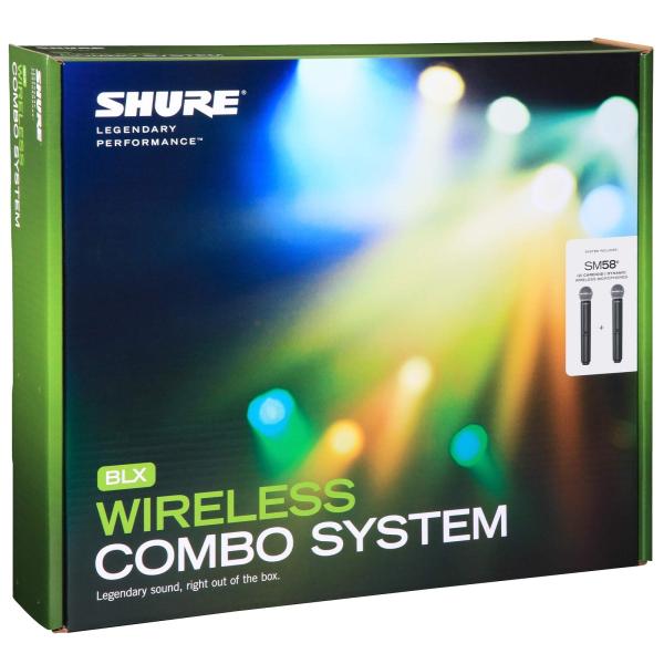 Shure BLX288/SM58 Wireless Dual System (H11 Band) | IDJNOW