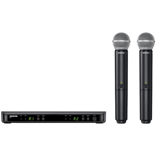 SHURE ワイヤレスマイク　BLX288/SM58(動作確認済み) Shure BLX288/SM58 Wireless Dual System (J11 Band) | IDJNOW