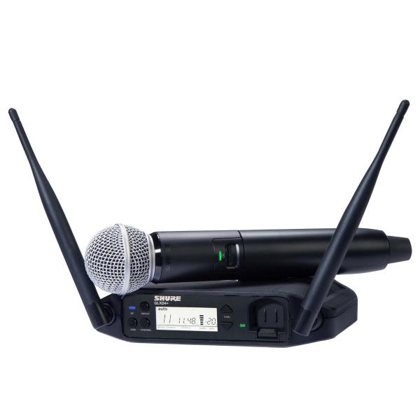 SHURE SM58 2本セット ホルダー付 Amazon.com: Shure SM58-LC Microphone Bundle with MVX2U XLR-to-USB