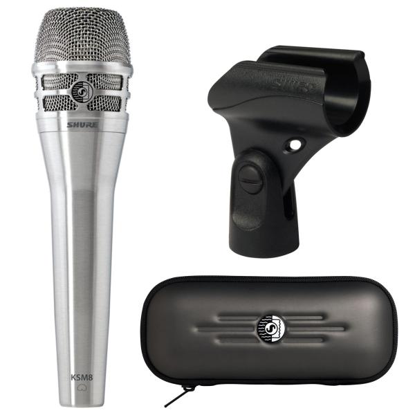 Shure KSM8 Dualdyne Cardioid Microphone (Nickel) | IDJNOW