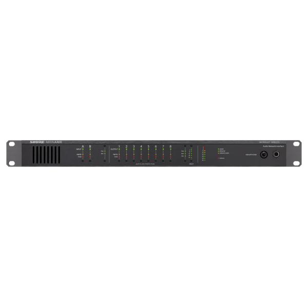 Shure MXWANI8 Audio Network Interface Front