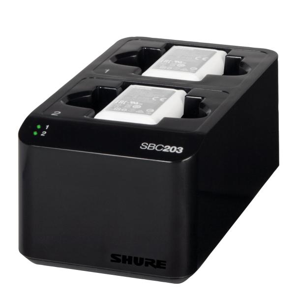 Shure SBC203 Dual Docking Recharging Station for SB903 Battery