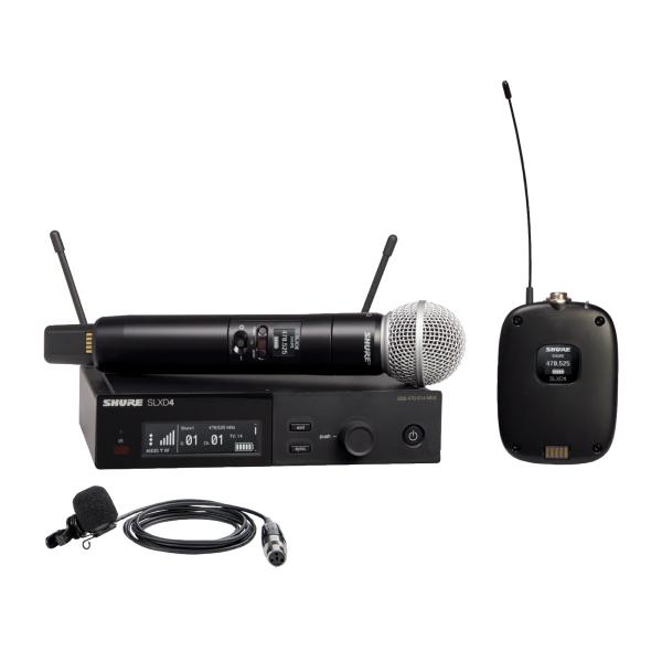 Shure SLXD124/85M Digital Wireless Combo System with Lavalier (G58)