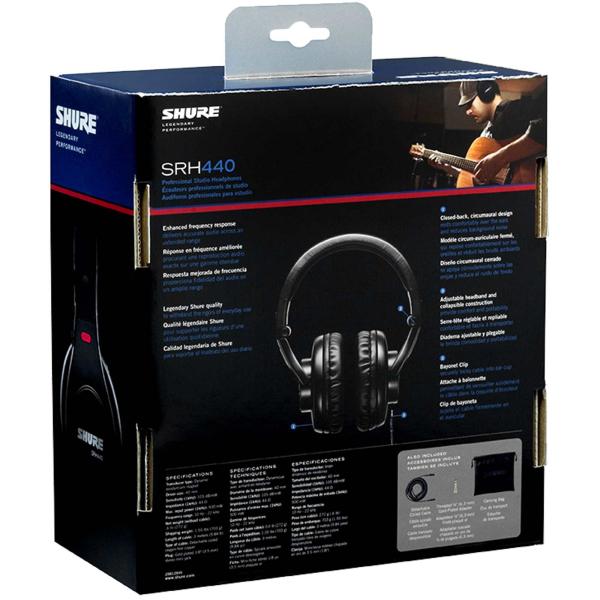 Shure SRH440 Professional Studio Headphones | IDJNOW