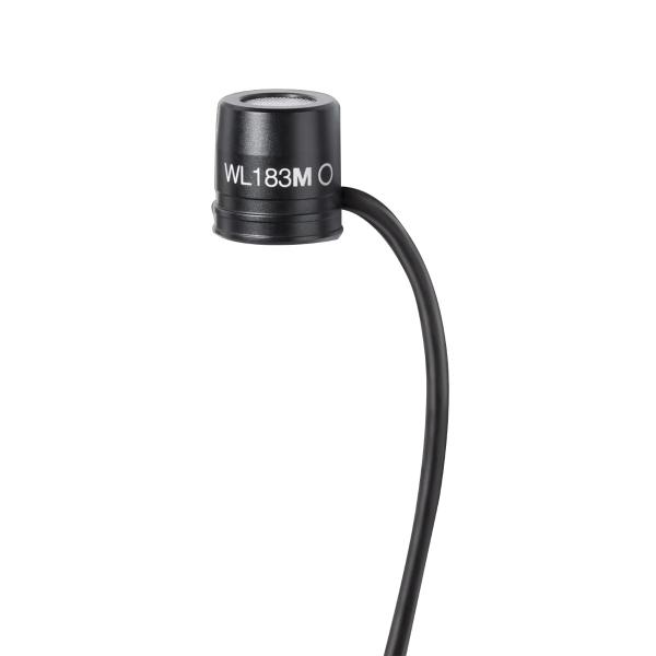 Shure WL183MB/O-TQG Omnidirectional Lavalier - Black (TQG Connector)