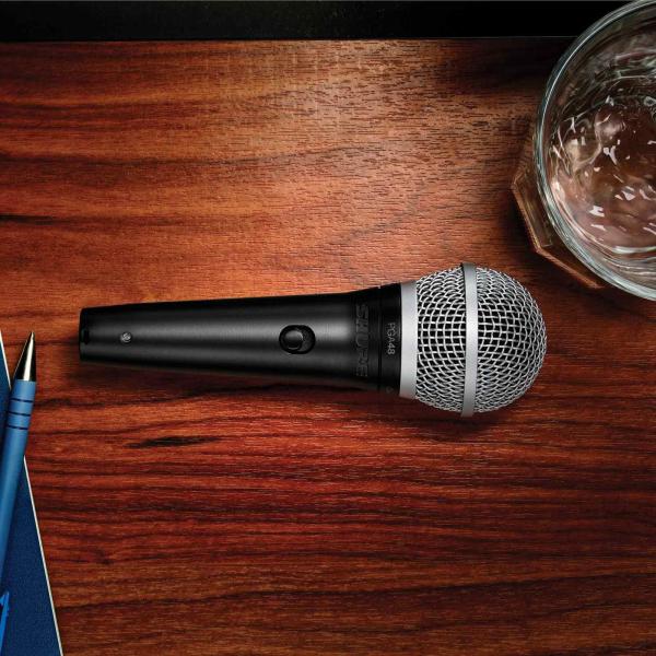 Shure PGA48-LC Cardioid Dynamic Vocal Microphone | IDJNOW