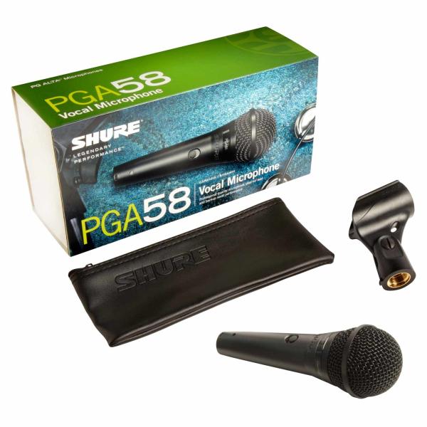 Shure PGA58-LC Cardioid Dynamic Vocal Microphone