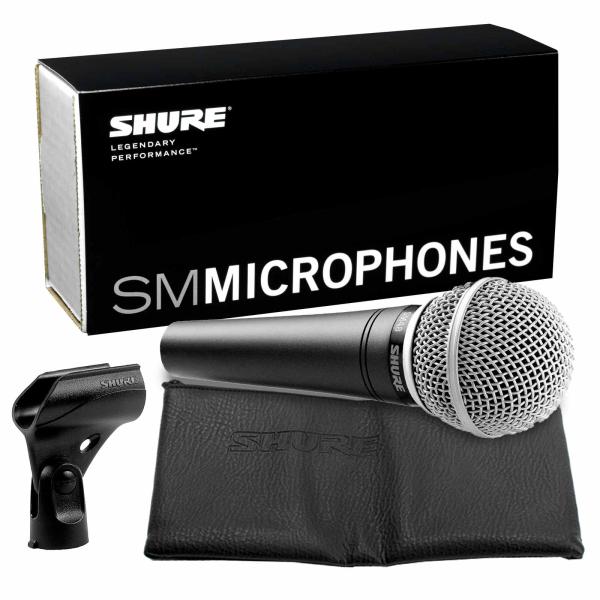 Shure SM48-LC Cardioid Dynamic Vocal Microphone