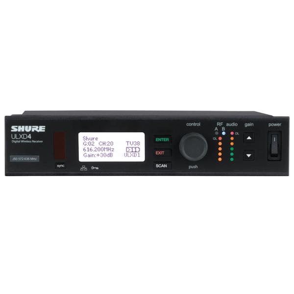 Shure ULXD4 Digital Wireless Receiver (H50 Band)