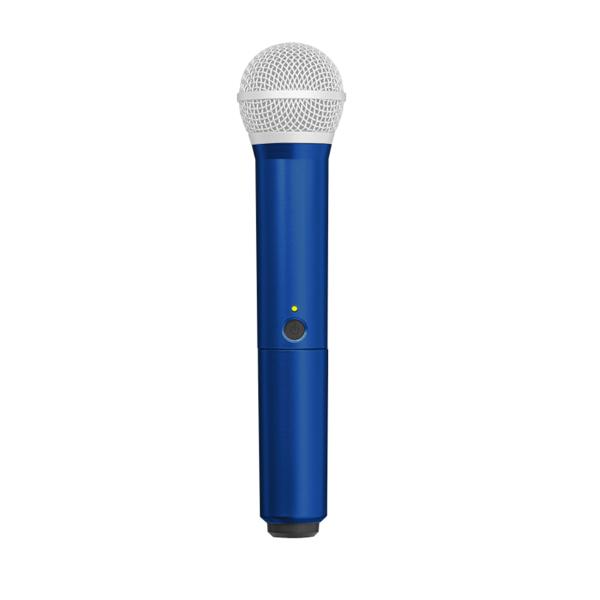 Shure WA712-BLU Blue Colored Handle for BLX2 Transmitter with PG58 Capsule
