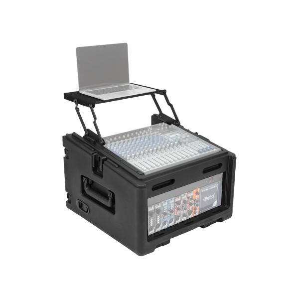 SKB Cases 1SKB-R104W 10x4 Rolling Rig 10U Top/4U Front Rack