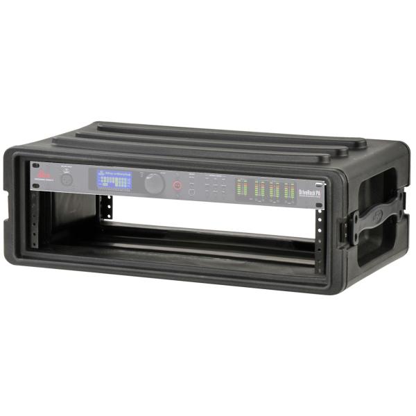 SKB Cases 1SKB-R3S 10.5" Deep Roto-Molded 3U Shallow Rack Case