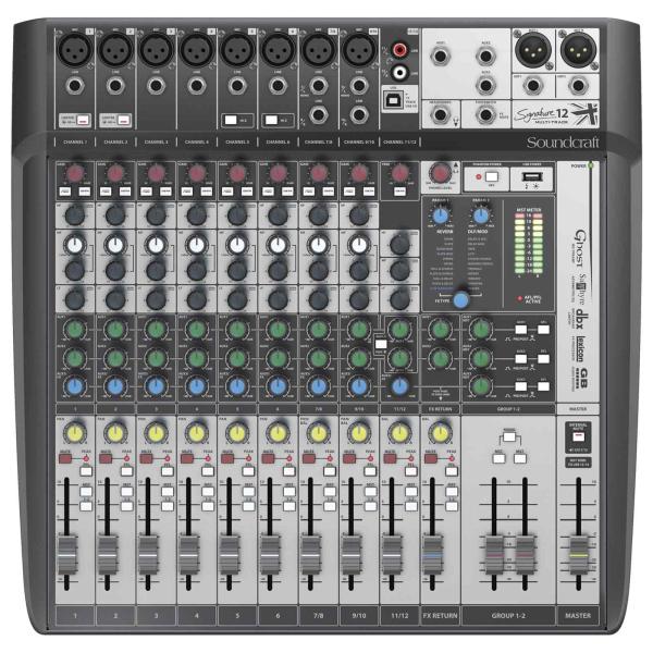 SoundCraft Signature 12MTK Mixer and Audio Interface