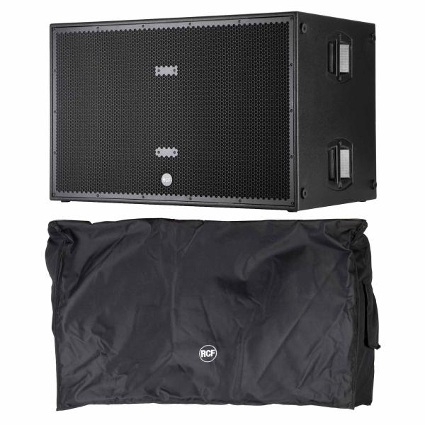 RCF SUB 8006-AS Dual 18" Active High Power Subwoofer & Protective Cover Package