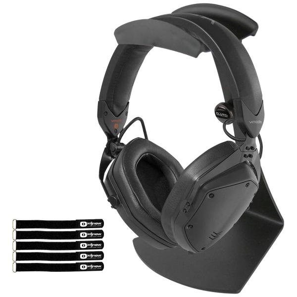 V-Moda M200-BK Black Studio Headphones with Stand | IDJNOW