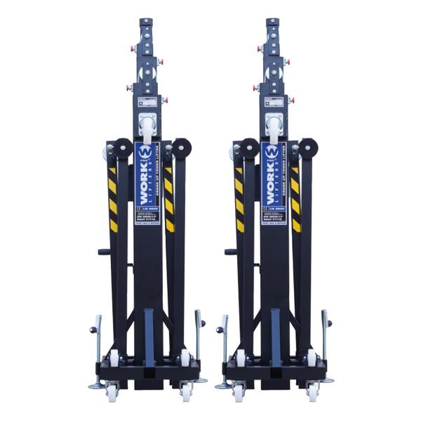 Work Pro LW 290D Telescopic Lifting Tower (Max Height 21.6 FT) 2-Pack