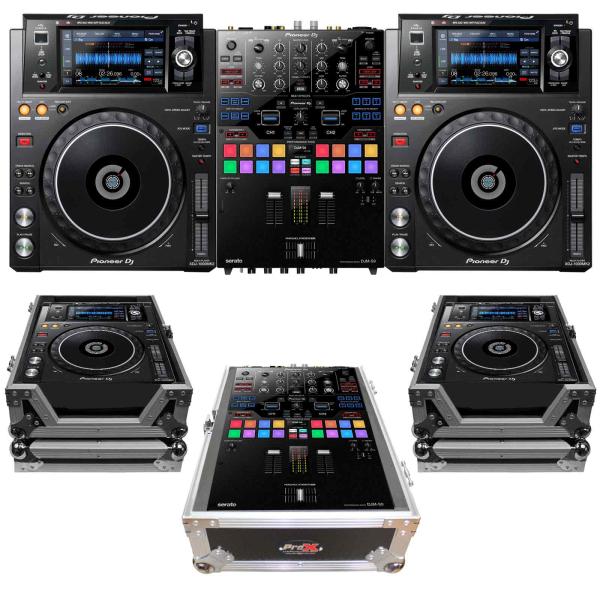 Pioneer DJM-S9 Professional 2-Channel Serato Battle Mixer with (2