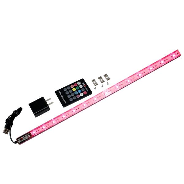 XStatic X-GLOLITE20 USB Remote Aluminum Body RGB Accent 20" Led Light Strip