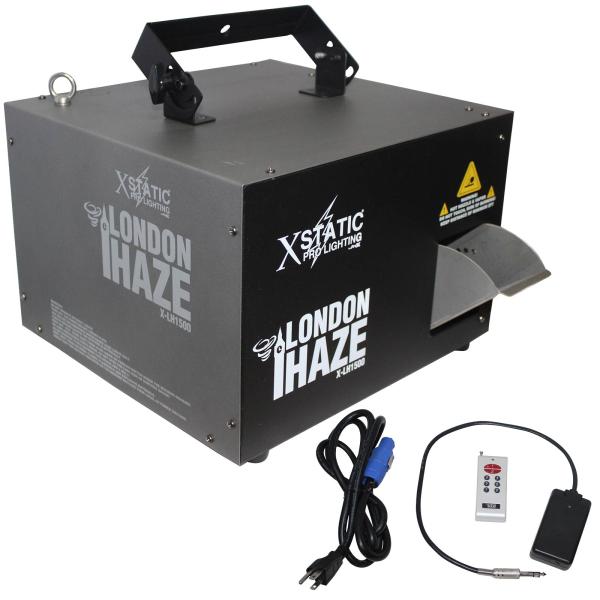 Xstatic X-LH1500 London Haze 1500 Watt Water-Based Haze Machine with Wireless Remote