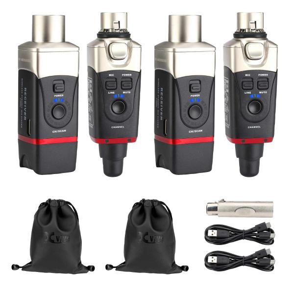 Xvive U35D Dual Microphone Wireless System for Audio