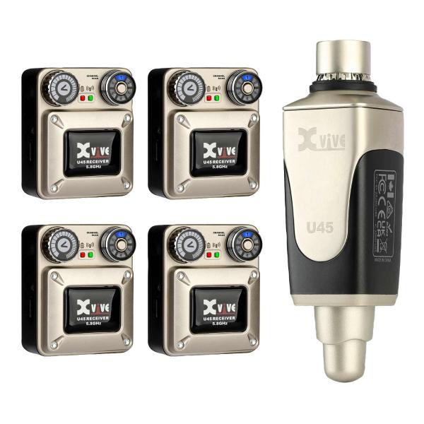 Xvive U45R4 In-Ear System with 1x Transmitter & 4x Receivers