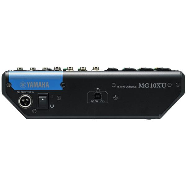 Yamaha MG10XU 10-Input Stereo Mixer & Blue Cables | IDJNOW