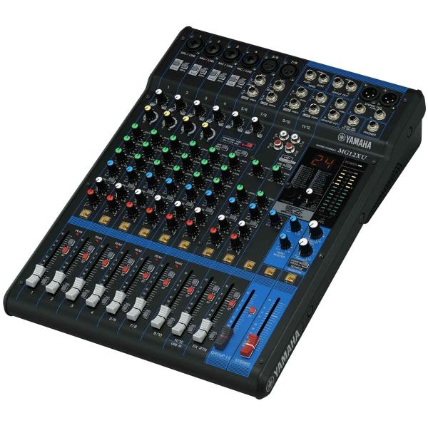 Yamaha MG12XU 12-Input Four Bus Mixer & Gator Cases Bag | IDJNOW