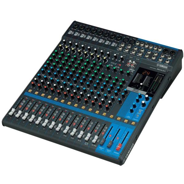 Yamaha MG16XU 16-Input Six Bus Mixer with Gator Cases Bag | IDJNOW