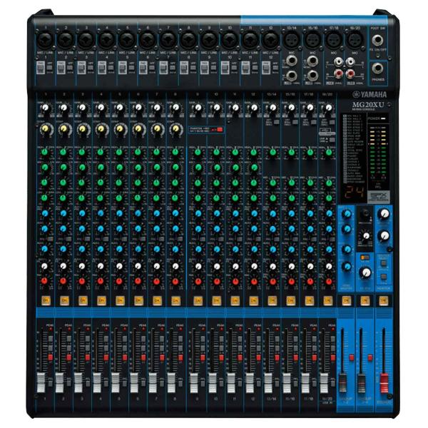 ヤマハ　YAMAHA MG20XU Yamaha MG20XU 20 Input 6 Bus Rackable Mixer with Effects | IDJNOW