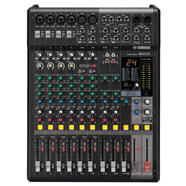 Yamaha Pro Audio MG12XCV 12-Input 4 Bus Mixer with Effects