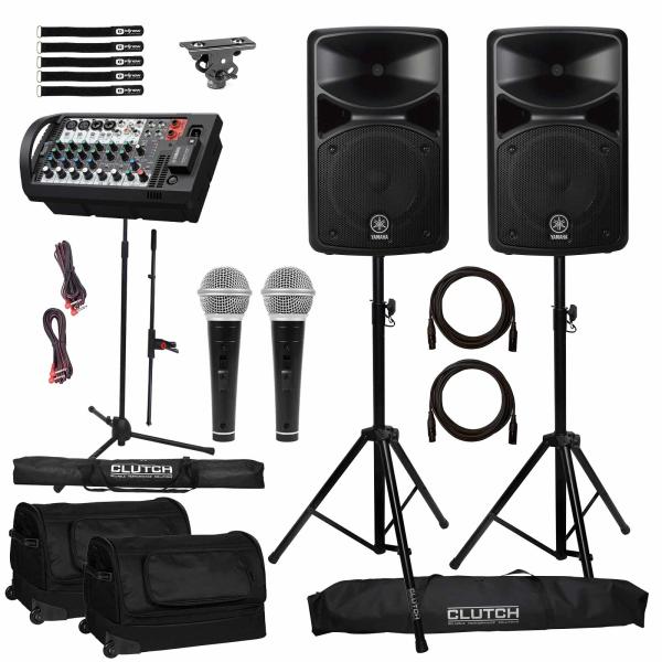 Yamaha STAGEPAS 600BT PA System with Mics and Stands | IDJNOW