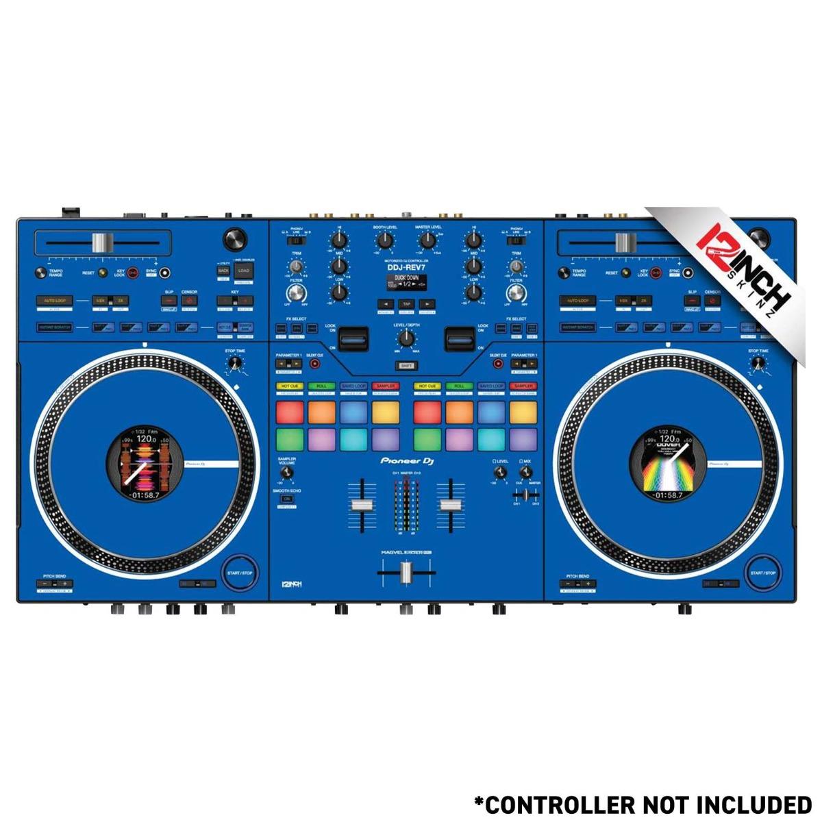 新品 12 Inch Skinz (14) Piece Blue Pioneer DDJ-REV7 Kit | IDJNOW DJ機材
