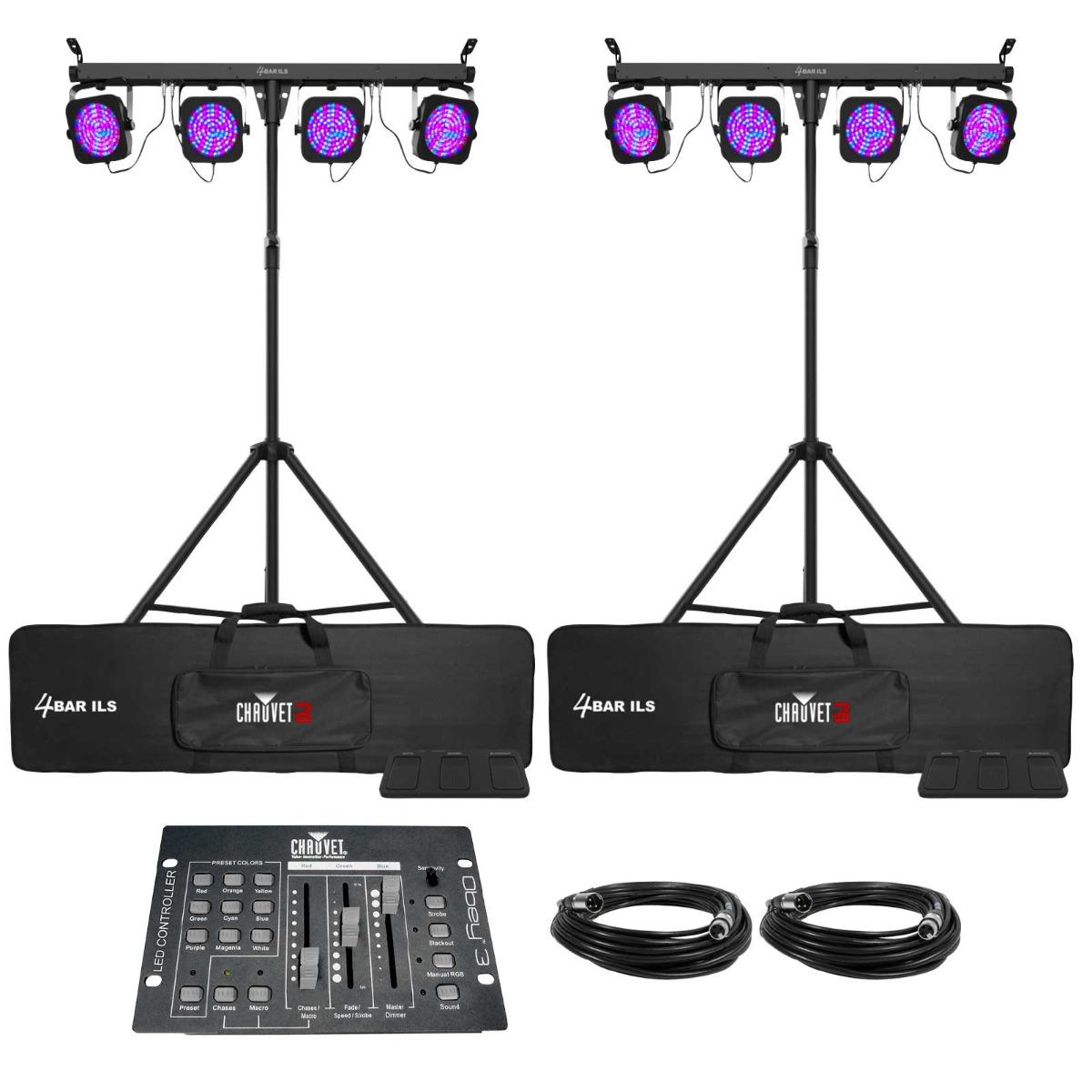 2) Chauvet DJ 4BAR ILS Lighting Solutions & DMX Controller | IDJNOW