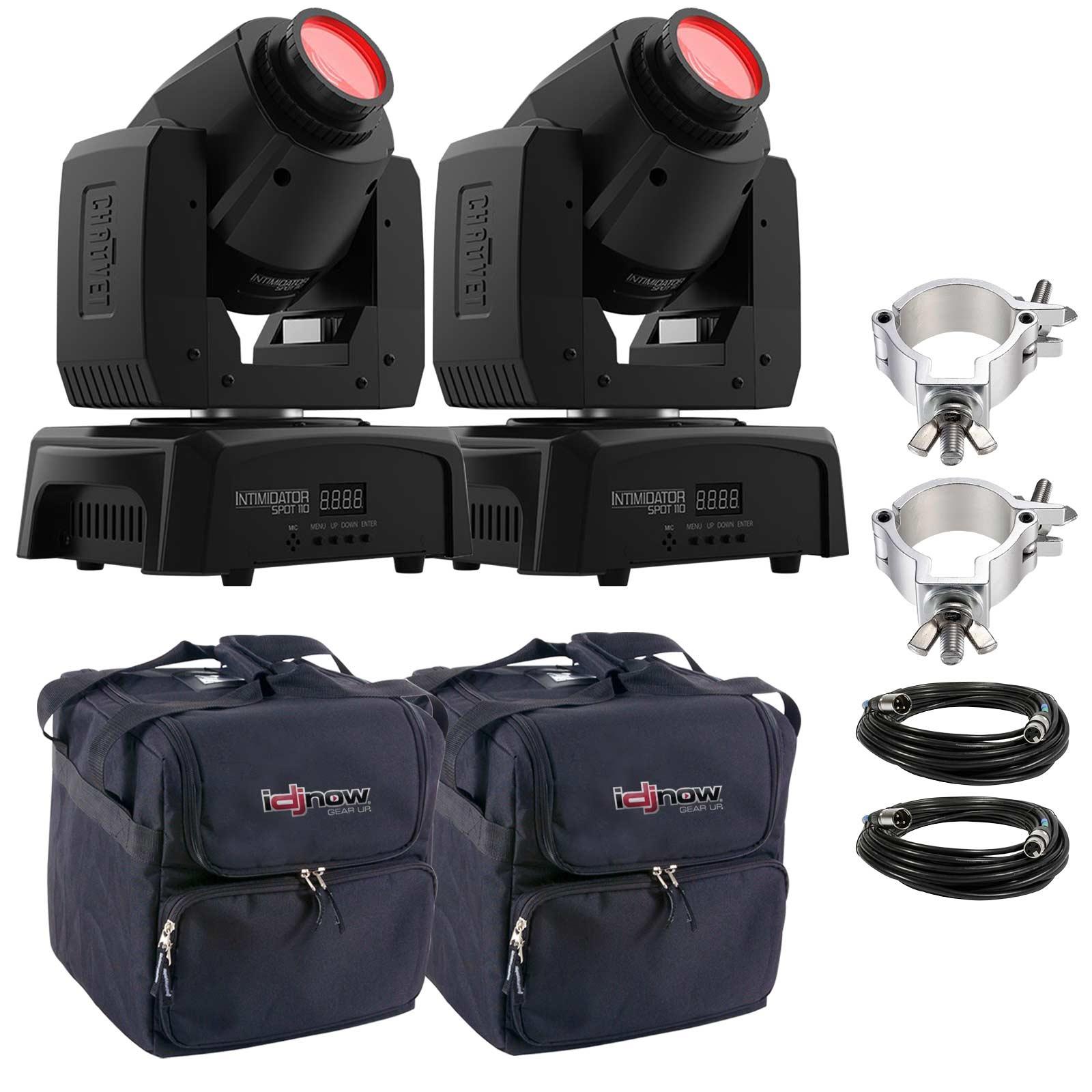 2x Chauvet DJ Intimidator Spot 110 with Cases | IDJNOW