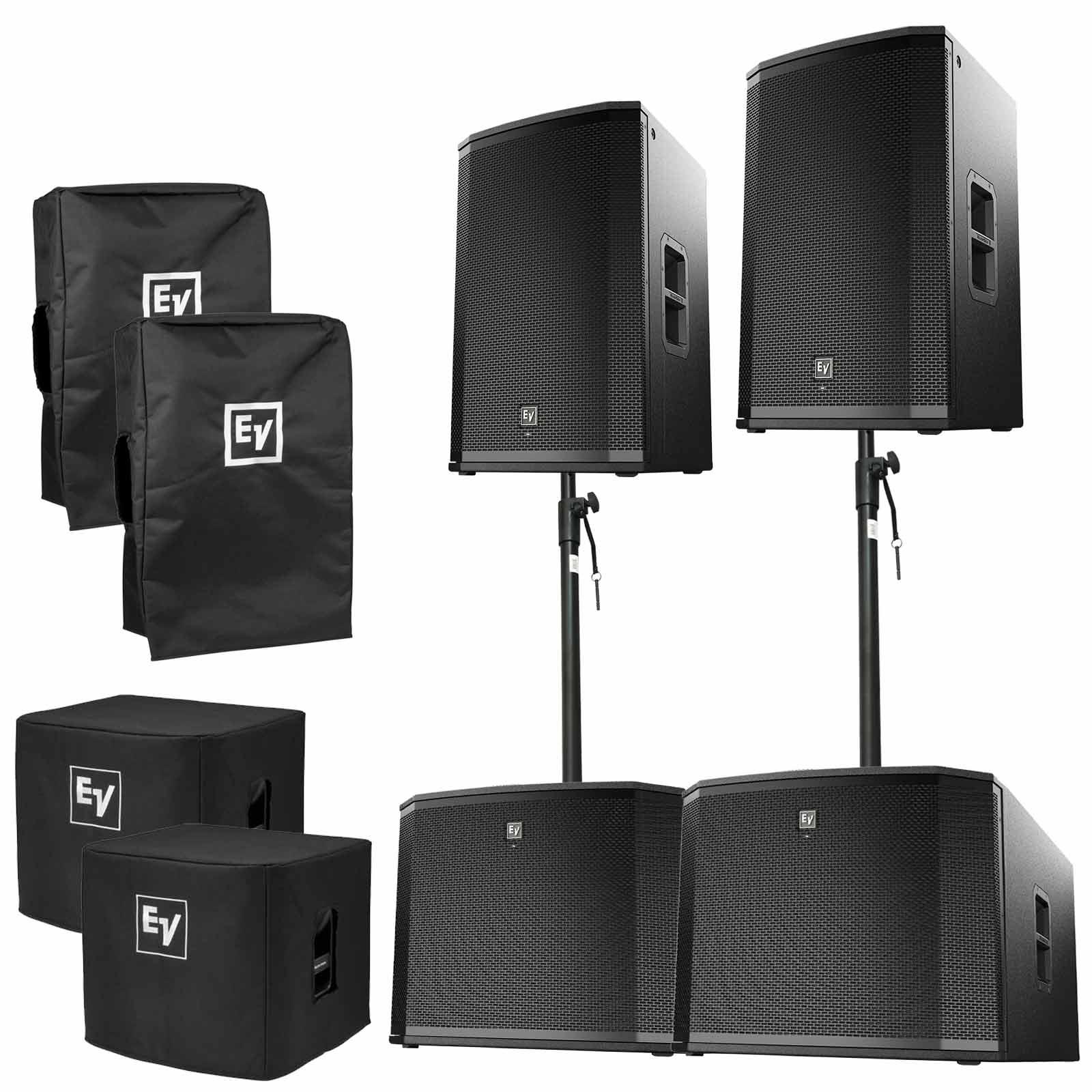 2) Electro Voice ETX-15P Speakers & ETX-18SP Subs | IDJNOW