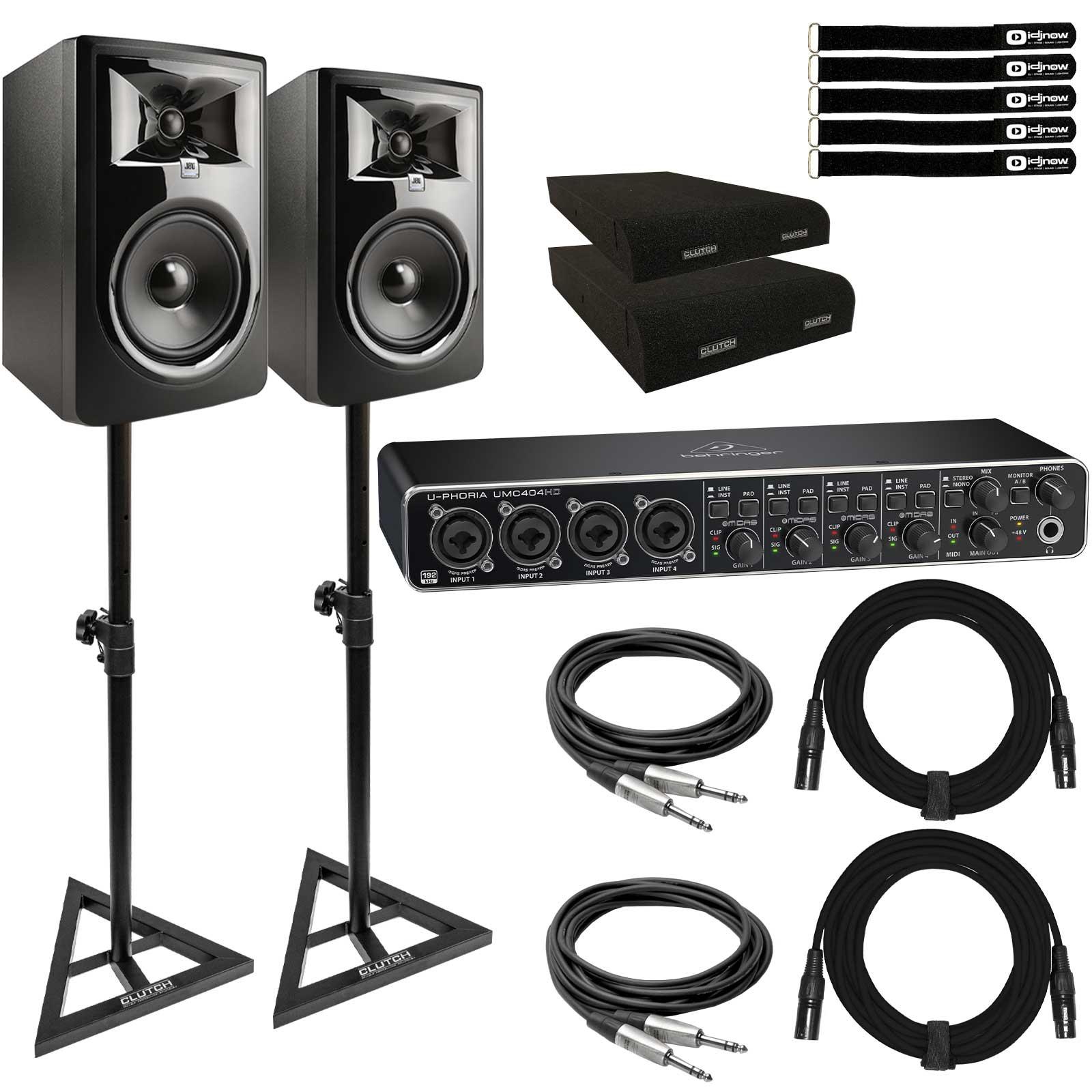 2x JBL 306P MkII Monitors with Behringer Interface | IDJNOW