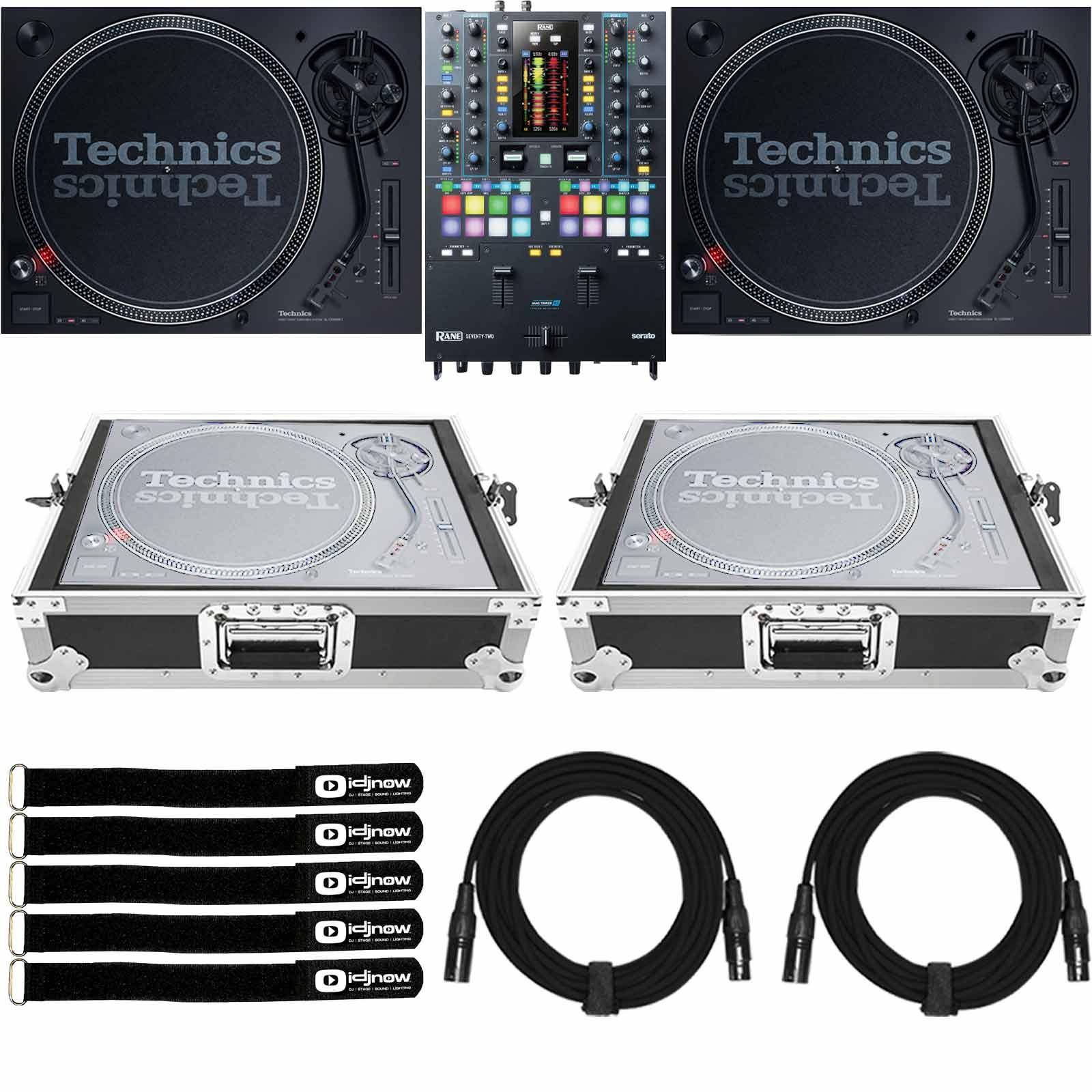 Technics SL-1200MK7 2台セット 2x Technics SL-1200MK7 Turntables & Numark Scratch | IDJNOW