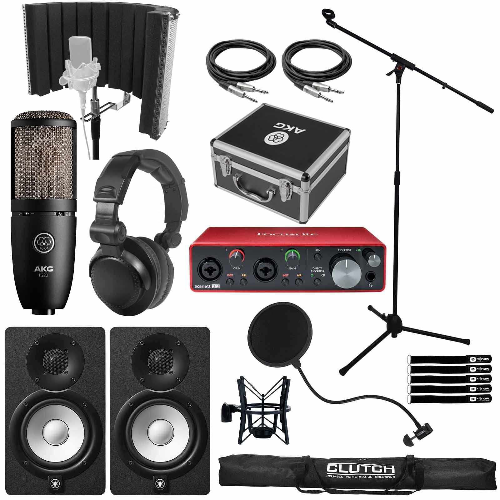 2) Yamaha HS5 Monitors with Focusrite Interface | IDJNOW