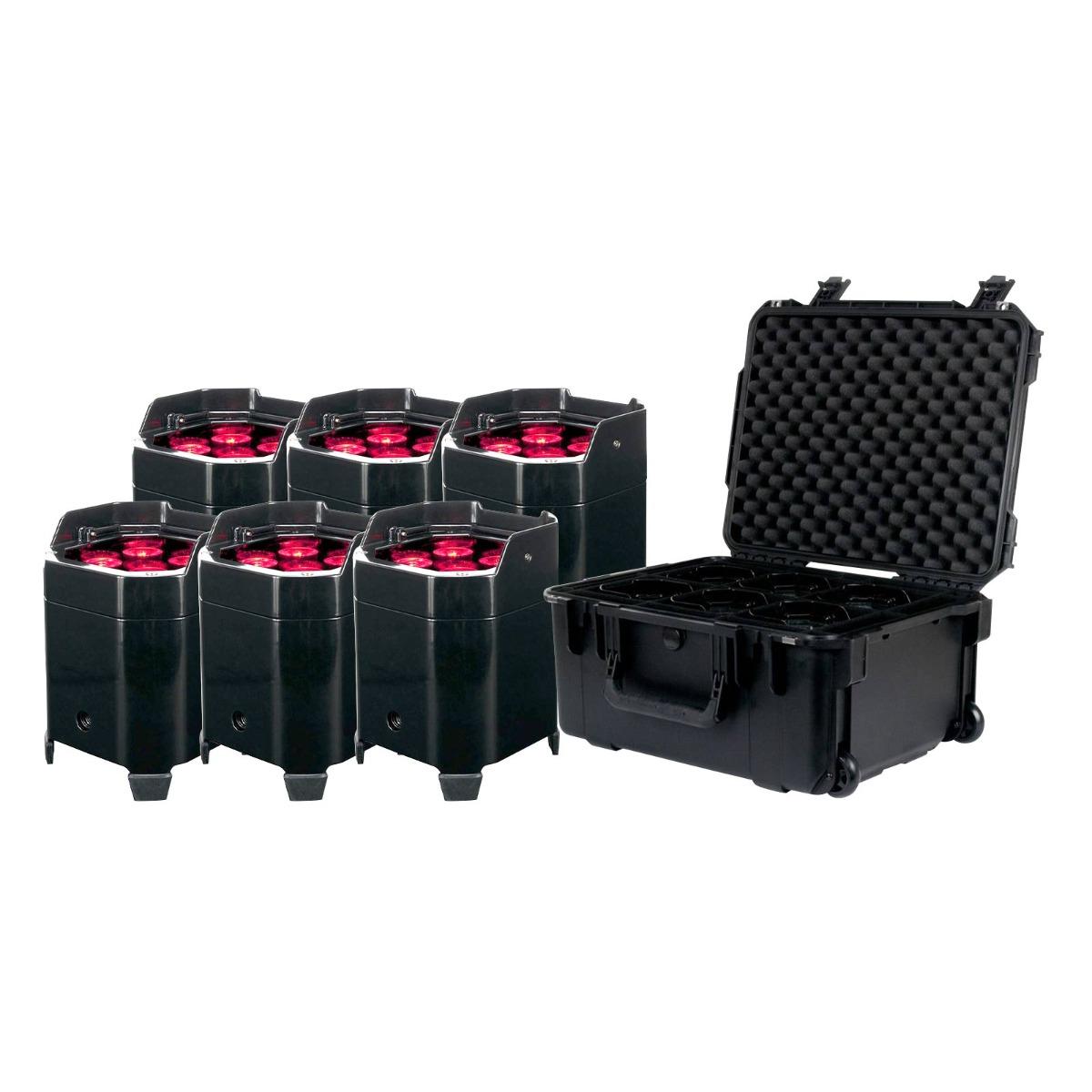 ADJ 6x Element HEX LED Pars with Case Pack | IDJNOW