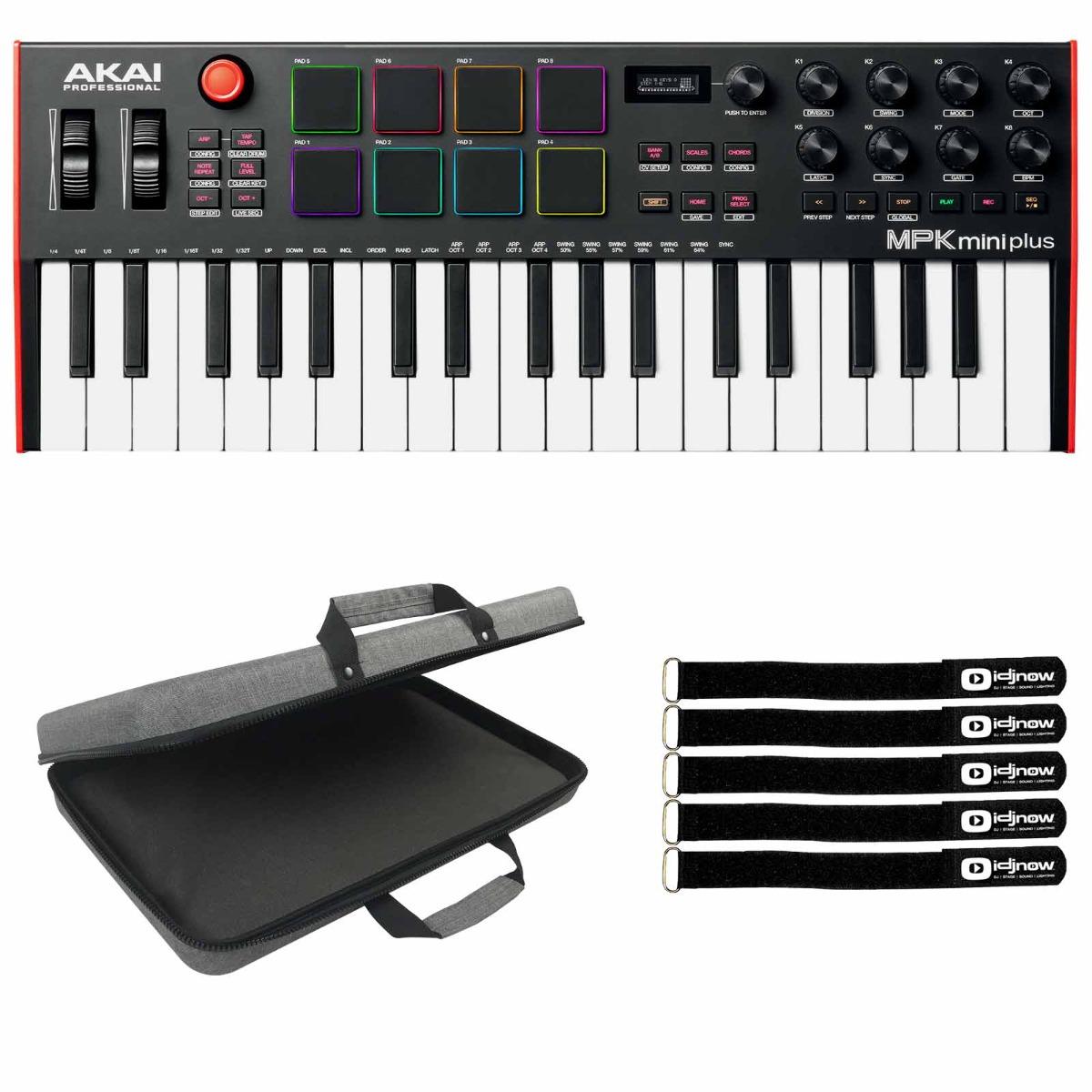 Akai MPKMINIPLUS 37-Key MPK Mini Keyboard with Case | IDJNOW