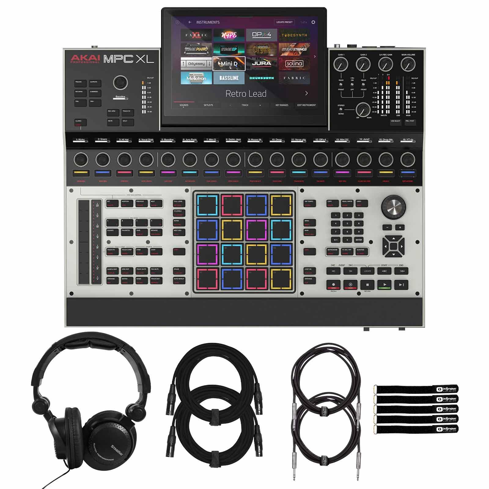 スポーツ選手 akai850 Akai Professional MPC XL Standalone MPC with Headphones