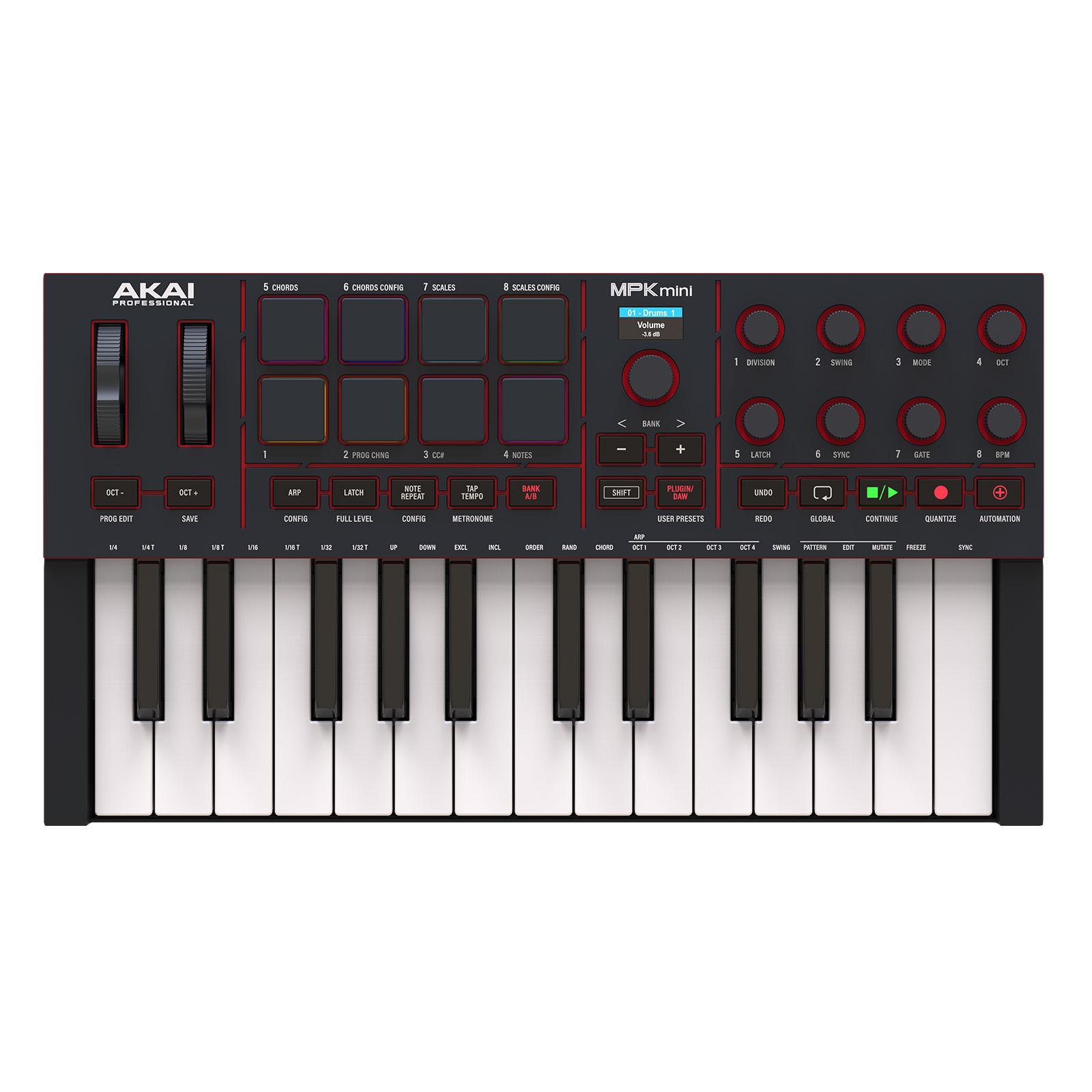 Akai Professional MPK Mini 4 25-Key MIDI Keyboard - Black